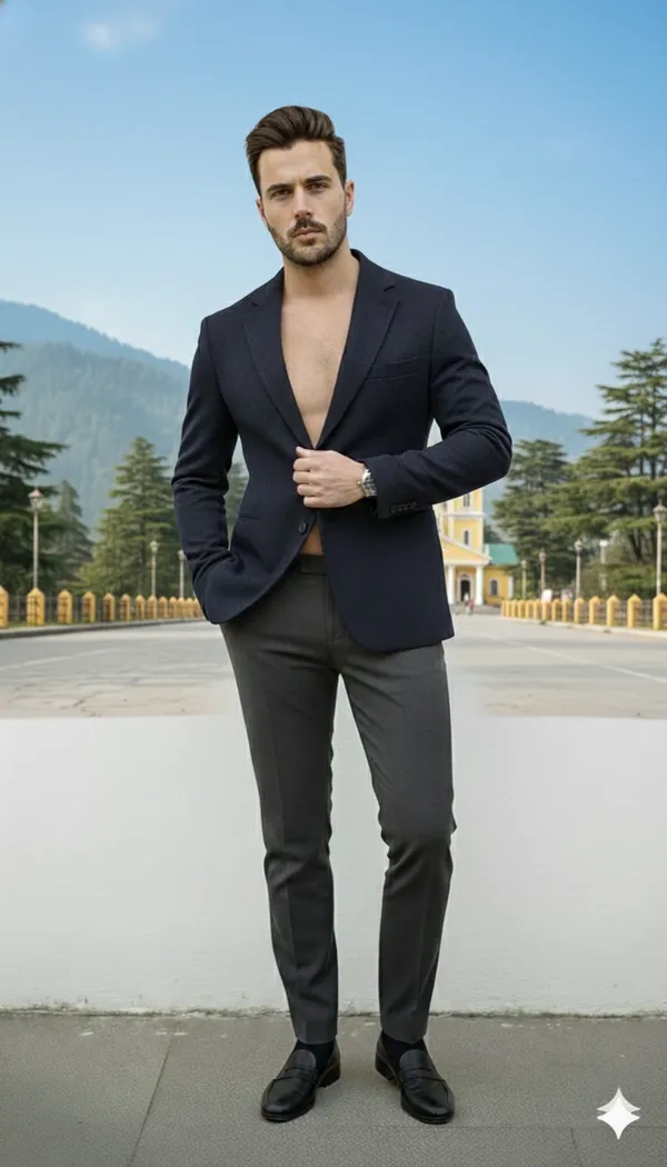 Imported_Black_Micro_Textured_Birdseye_Smart_Fit_Coat_For_Men