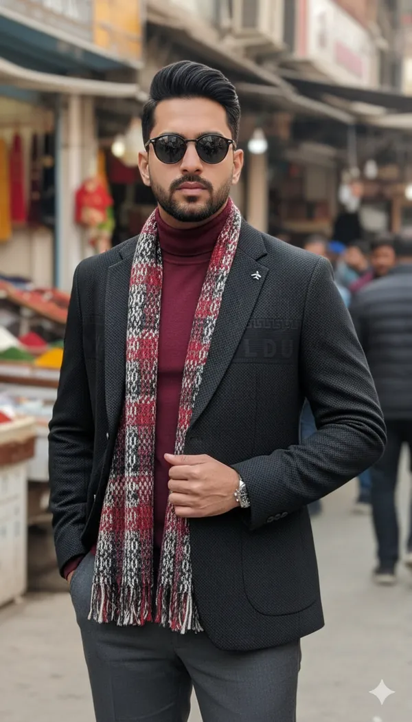 Imported_Black_Micro_Textured_Birdseye_Smart_Fit_Coat_For_Men
