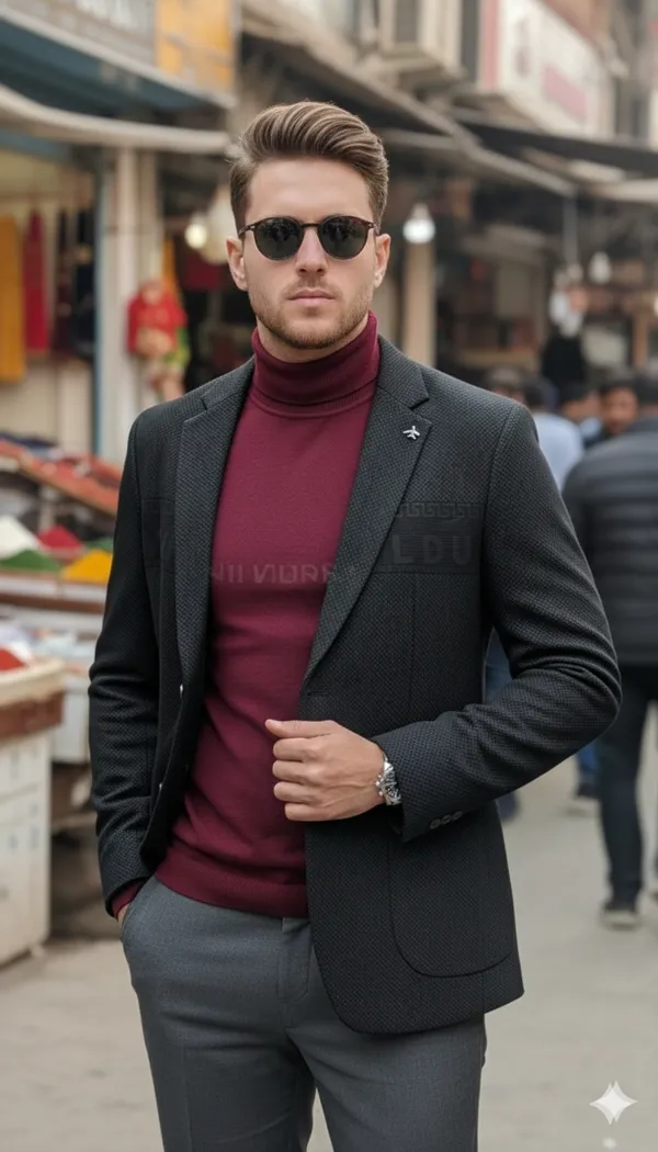Imported_Black_Micro_Textured_Birdseye_Smart_Fit_Coat_For_Men