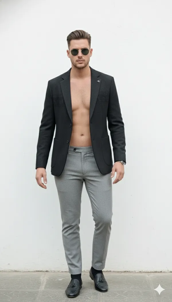 Imported_Black_Micro_Textured_Birdseye_Smart_Fit_Coat_For_Men
