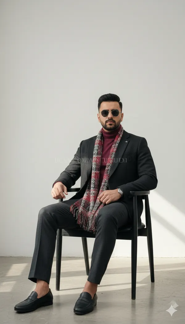 Imported_Black_Micro_Textured_Birdseye_Smart_Fit_Coat_For_Men