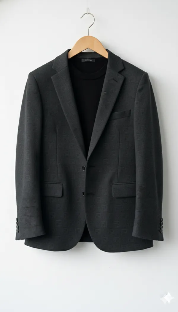 Imported_Black_Micro_Textured_Birdseye_Smart_Fit_Coat_For_Men