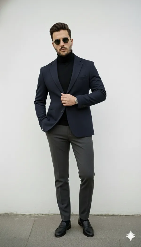 Imported_Black_Micro_Textured_Birdseye_Smart_Fit_Coat_For_Men