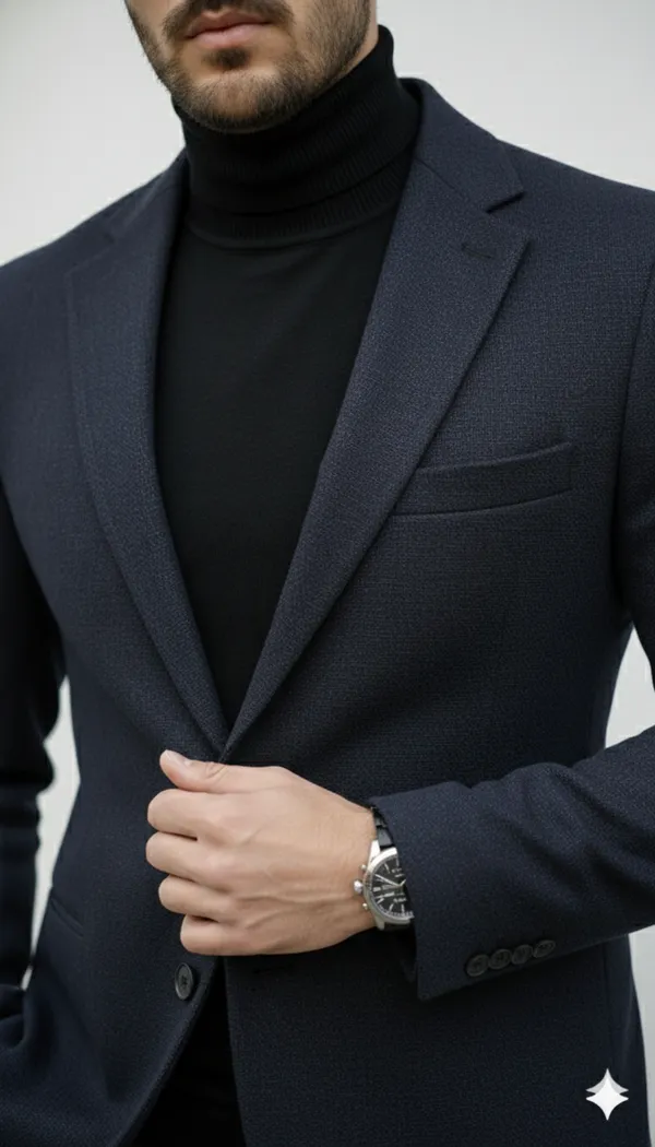 Imported_Black_Micro_Textured_Birdseye_Smart_Fit_Coat_For_Men