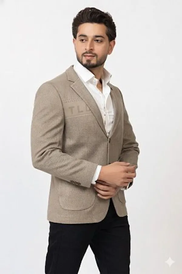 Imported_Tan_Micro_Textured_Birdseye_Smart_Fit_Coat_For_Men