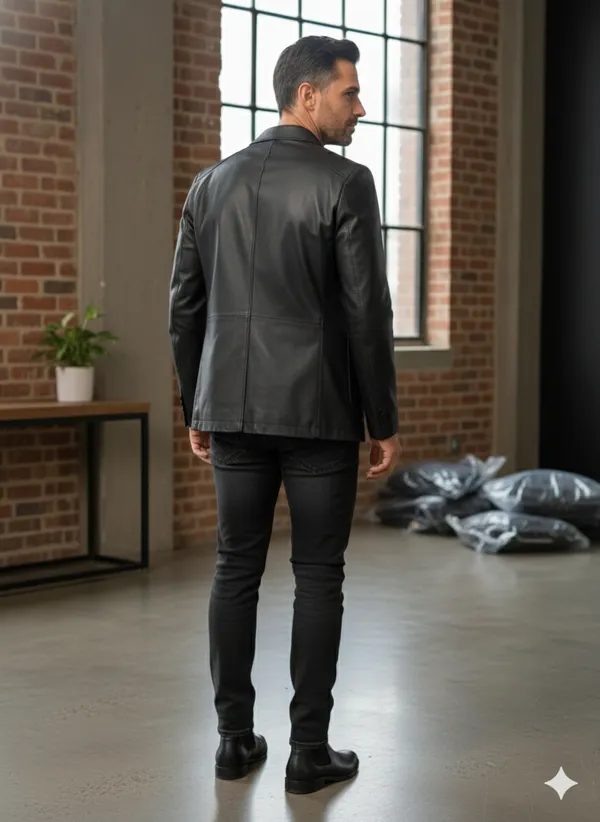 Imported_Black_Lambskin_Nappa_Leather_Smart_Fit_Coat_For_Men