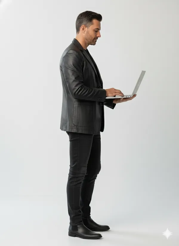 Imported_Black_Lambskin_Nappa_Leather_Smart_Fit_Coat_For_Men