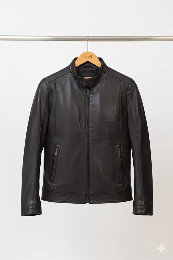 Imported_Black_Lambskin_Nappa_Leather_Smart_fir_Jacket_For_Men