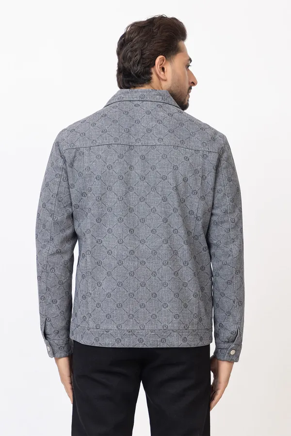 Imported_Grey_Jacquard_Denim_Jacket_For_Men
