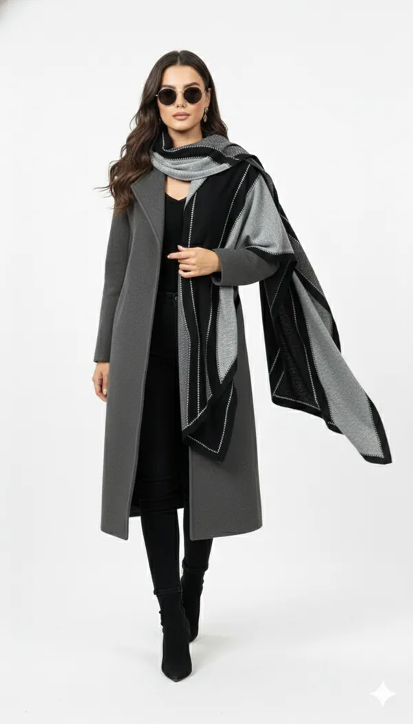 Imported_Grey_Black_Merino_Wool_Scarf_For_Women