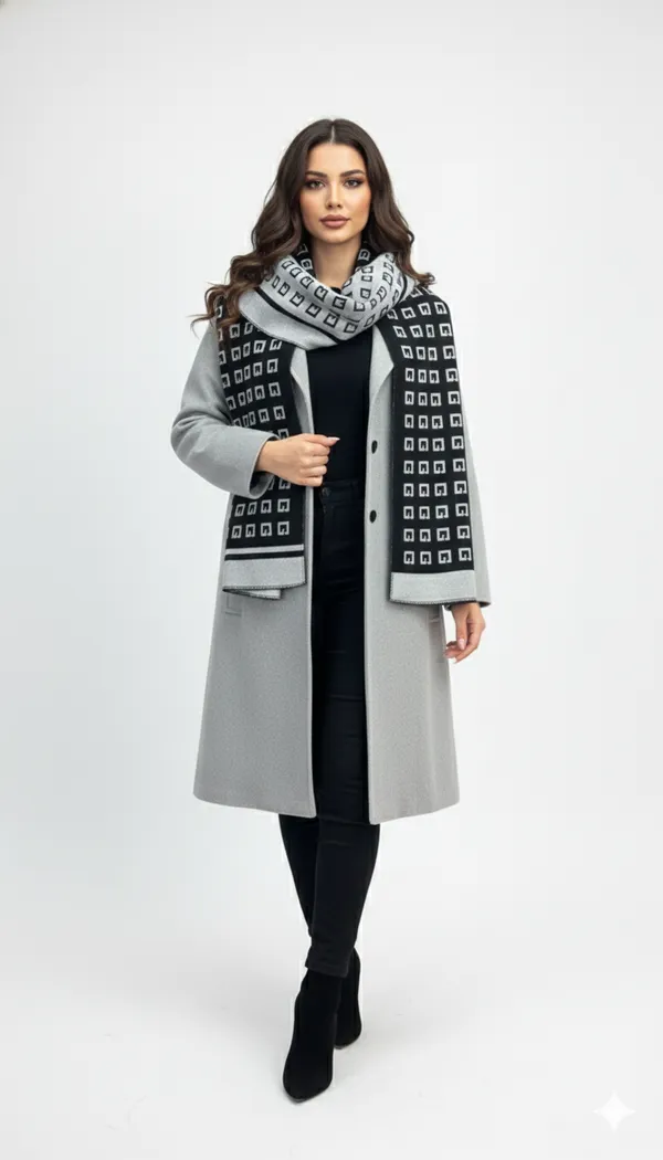 Imported_Grey_Lightweight_Merino_Wool_Scarf_For_Women