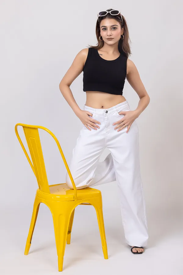White_Cotton_Jean_wide_leg_Jeans_For_Women