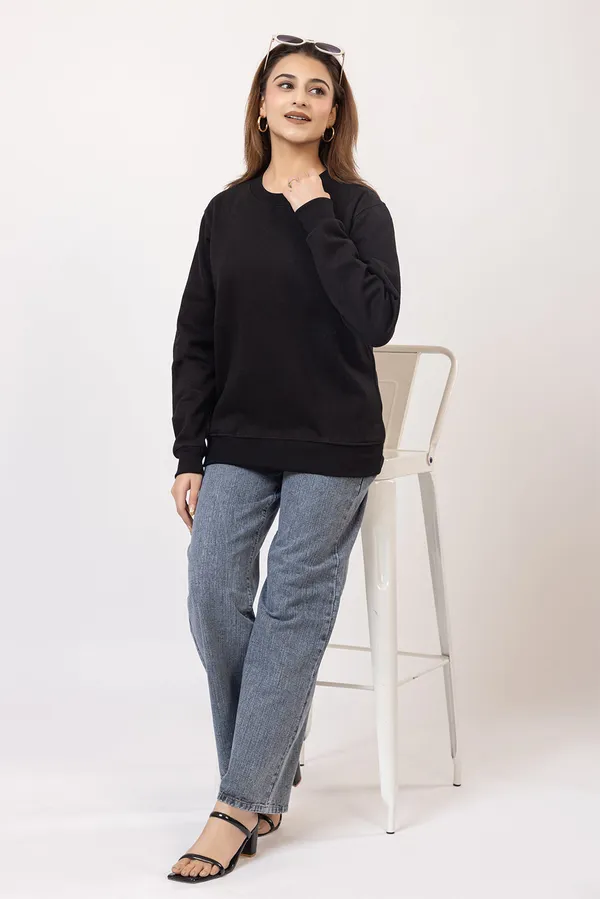 Black_Imported_Fleece_Hoodie_For_Women