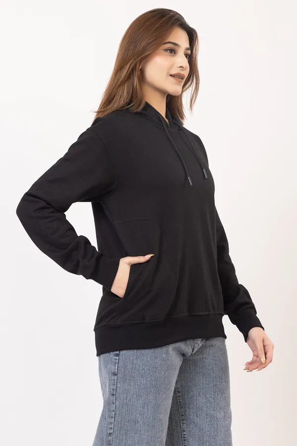 Black_Imported_Fleece_Hoodie_For_Women
