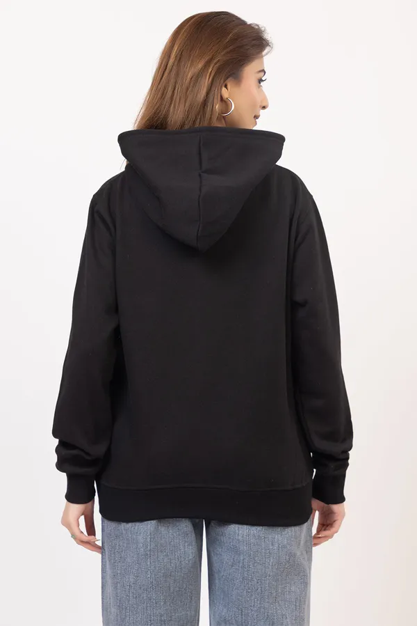 Black_Imported_Fleece_Hoodie_For_Women
