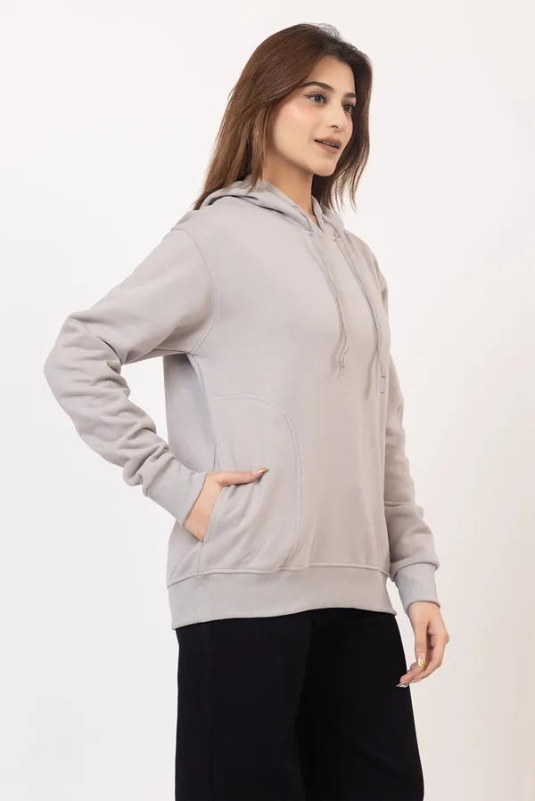 Grey_Imported_Fleece_Hoodie_For_Women