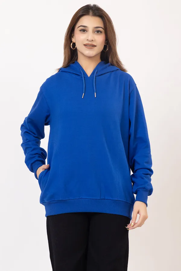 Blue_Fleece_Relaxed_Fit_Hoodie_For_Women