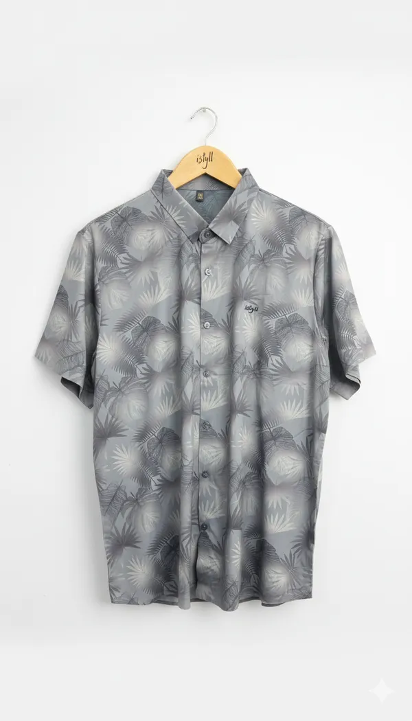 Imported_Gray_Mercerized_Cotton-Poly_Blend_Smart_Fit_Wrinkle_Free_Shirt_For_Men