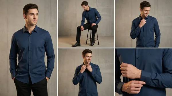 Imported_Air_Force_Blue_Mercerized_Cotton-Poly_Blend_Smart_Fit_Wrinkle_Free_Shirt_For_Men