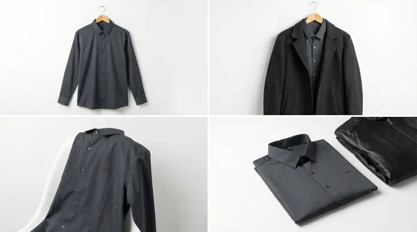 Imported_Grey_Mercerized_Cotton-Poly_Blend_Smart_Fit_Wrinkle_Free_Shirt_For_Men