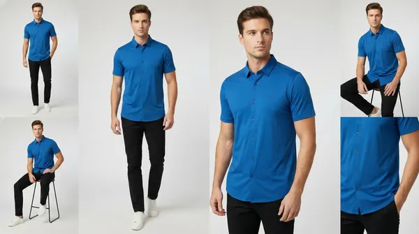 Imported_Royal_Blue_Mercerized_Cotton-Poly_Blend_Smart_Fit_Wrinkle_Free_Shirt_For_Men