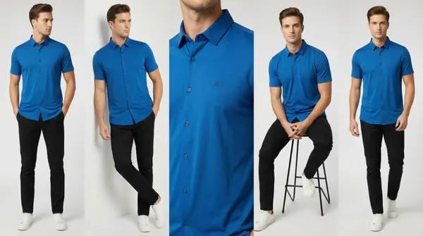 Imported_Royal_Blue_Mercerized_Cotton-Poly_Blend_Smart_Fit_Wrinkle_Free_Shirt_For_Men
