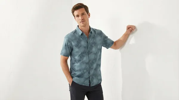 Imported_Unique_Green_Mercerized_Cotton-Poly_Blend_Wrinkle_free_Shirt_For_Men
