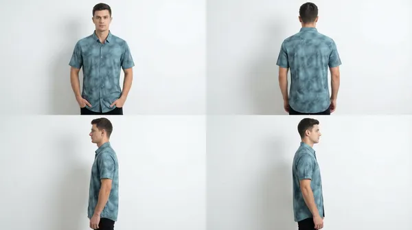 Imported_Unique_Green_Mercerized_Cotton-Poly_Blend_Wrinkle_free_Shirt_For_Men