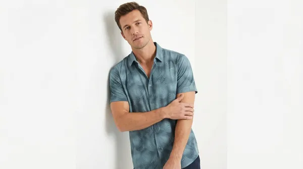 Imported_Unique_Green_Mercerized_Cotton-Poly_Blend_Wrinkle_free_Shirt_For_Men