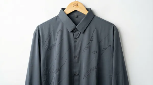 Imported_Grey_Mercerized_Cotton-Poly_Blend_Smart_Fit_Wrinkle_Free_Shirt_For_Men