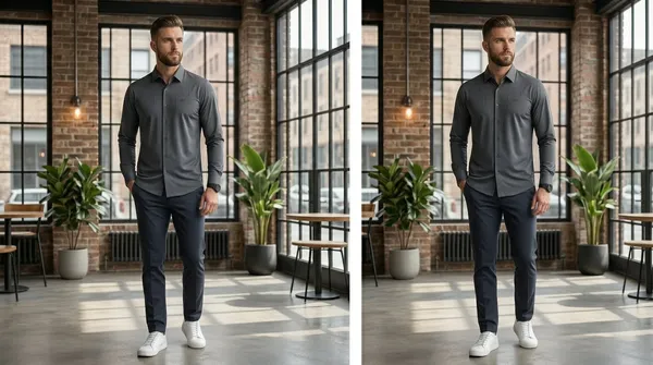 Imported_Grey_Mercerized_Cotton-Poly_Blend_Winkle_Free_Shirt_For_Men