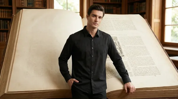 Imported_Black_Mercerized_Cotton-Poly_Blend_Smart_Fit_Shirt_For_Men
