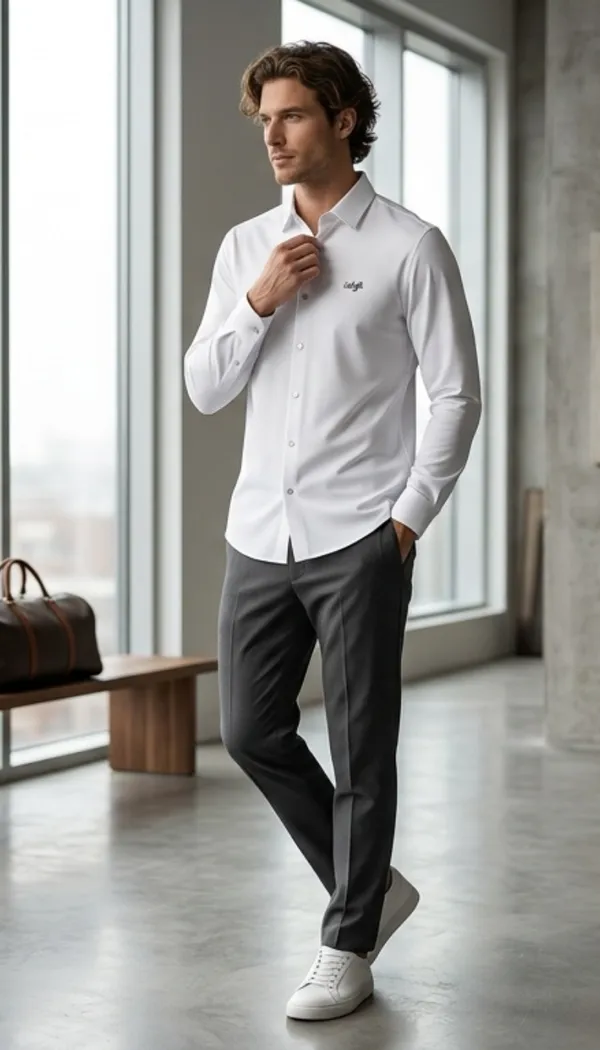Imported_White_Mercerized_Cotton-Poly_Blend_Wrinkle_Free_Shirt_For_Men