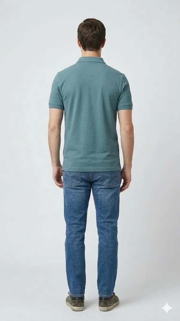 Imported_Unique_Green_Wrinkle_Free_Soft-Cool-Touch_Polo_T-Shirt_For_Men