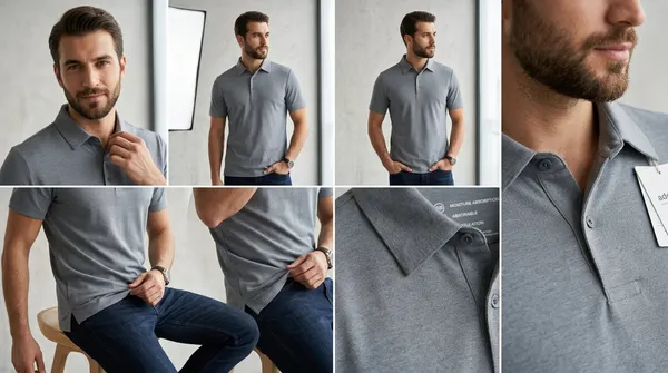 Imported_Gray_Wrinkle_Free_Soft-Cool-Touch_Polo_T-Shirt_For_Men