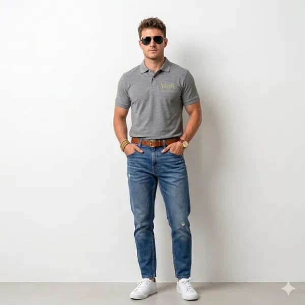 Imported_Gray_Wrinkle_Free_Soft-Cool-Touch_Polo_T-Shirt_For_Men