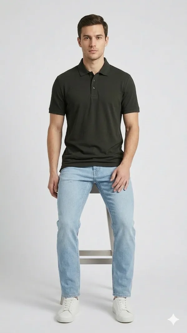 Imported_Black_Wrinkle_Free_Soft-Cool-Touch_Polo_T-Shirt_For_Men