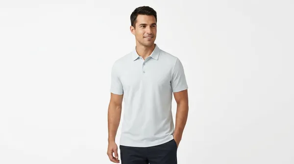 Imported_Mint_White_Wrinkle_Free_Soft-Cool-Touch_Polo_T-Shirt_For_Men