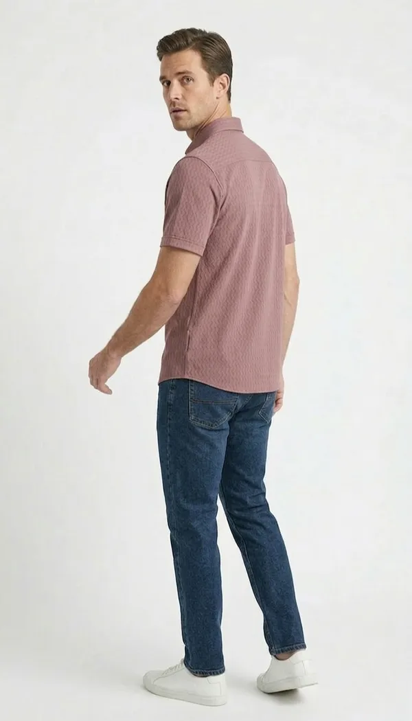 Imported_Light_Carrot_Pink_Wrinkle_Free_Soft-Cool-Touch_Shirt_For_Men