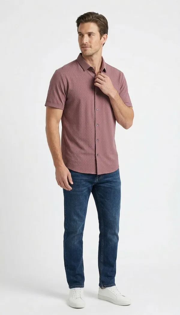 Imported_Light_Carrot_Pink_Wrinkle_Free_Soft-Cool-Touch_Shirt_For_Men