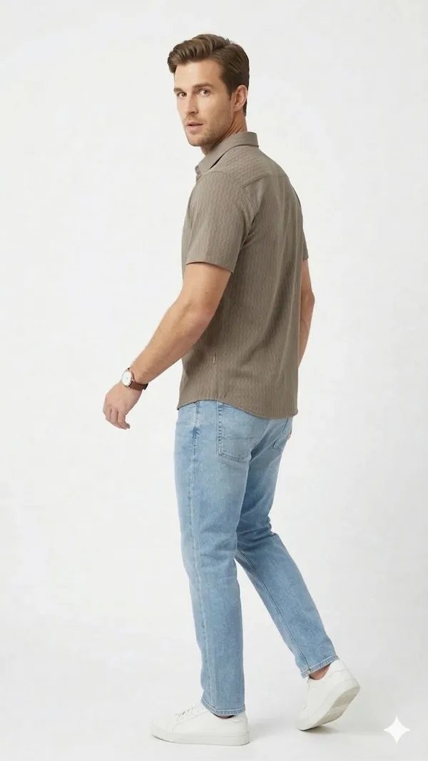 Imported_Brown_Wrinkle_Free_Soft-Cool-Touch_Shirt_For_Men