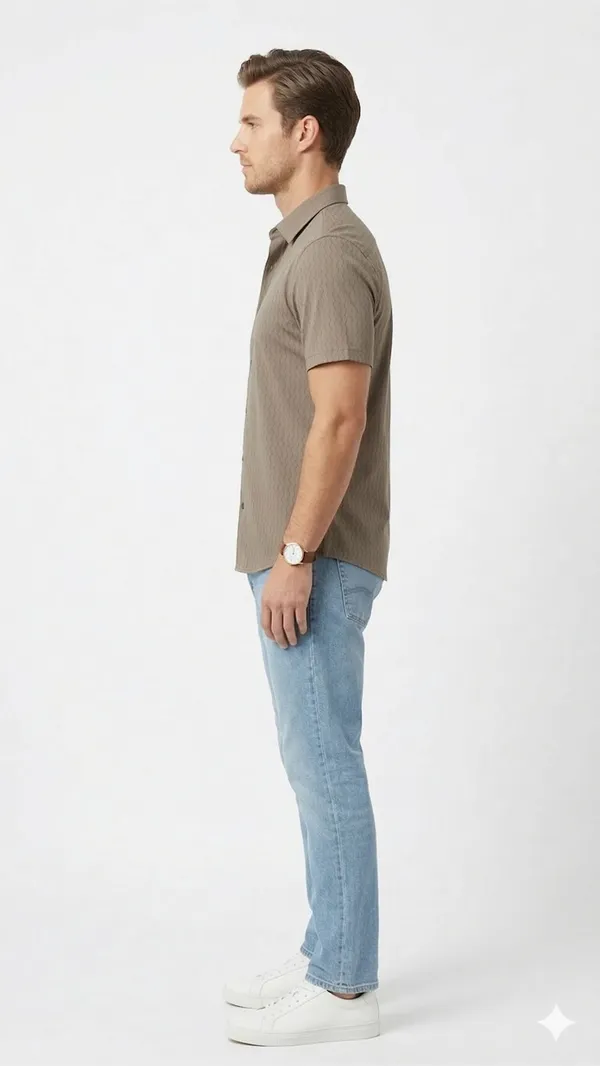 Imported_Brown_Wrinkle_Free_Soft-Cool-Touch_Shirt_For_Men