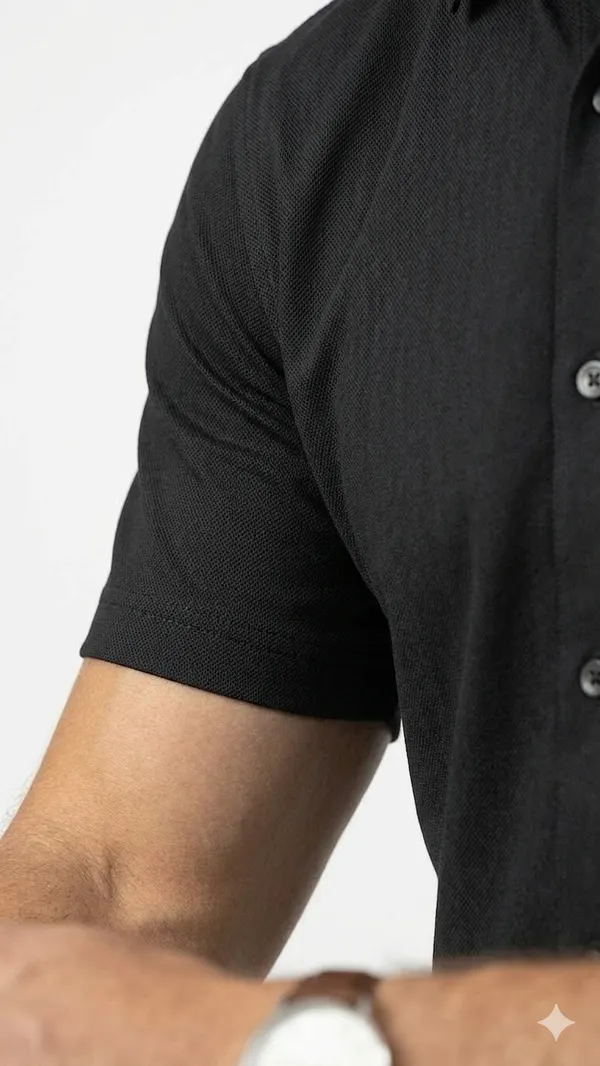 Imported_Black_Wrinkle_Free_Soft-Cool-Touch_Polo_T-Shirt_For_Men