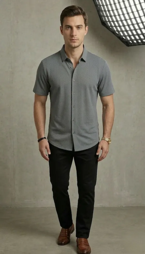 Imported_Gray_Wrinkle_Free_Soft-Cool-Touch_Shirt_For_Men