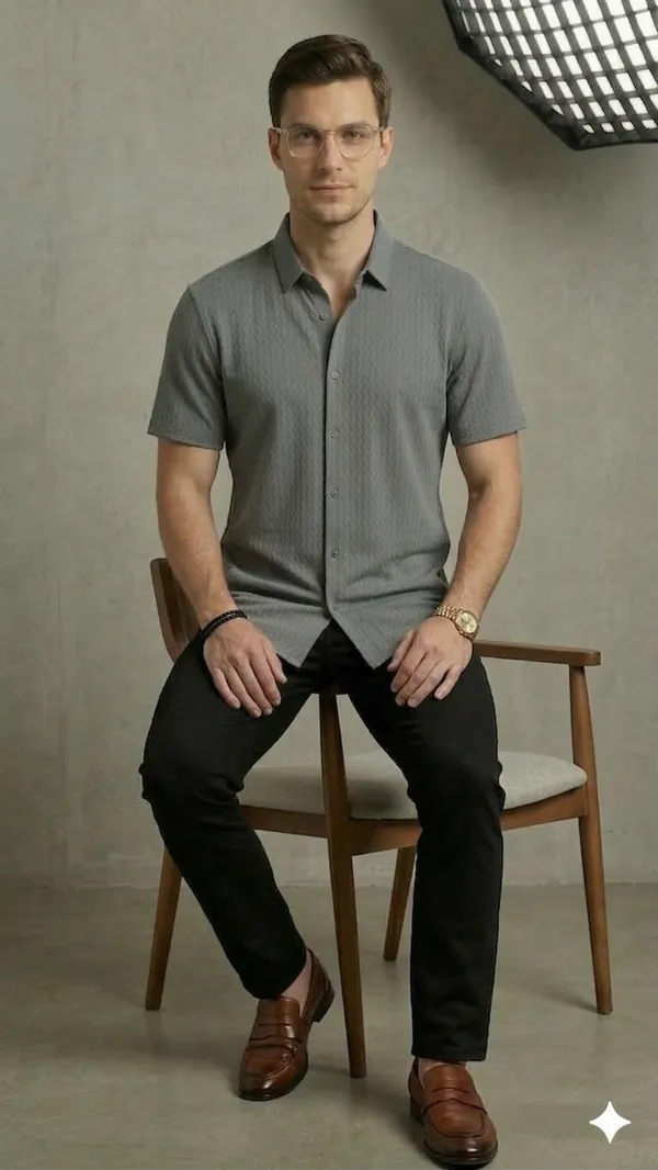 Imported_Gray_Wrinkle_Free_Soft-Cool-Touch_Shirt_For_Men