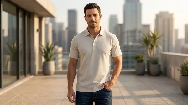 Imported_White_Wrinkle_Free_Soft-Cool-Touch_Polo_T-Shirt_For_Men