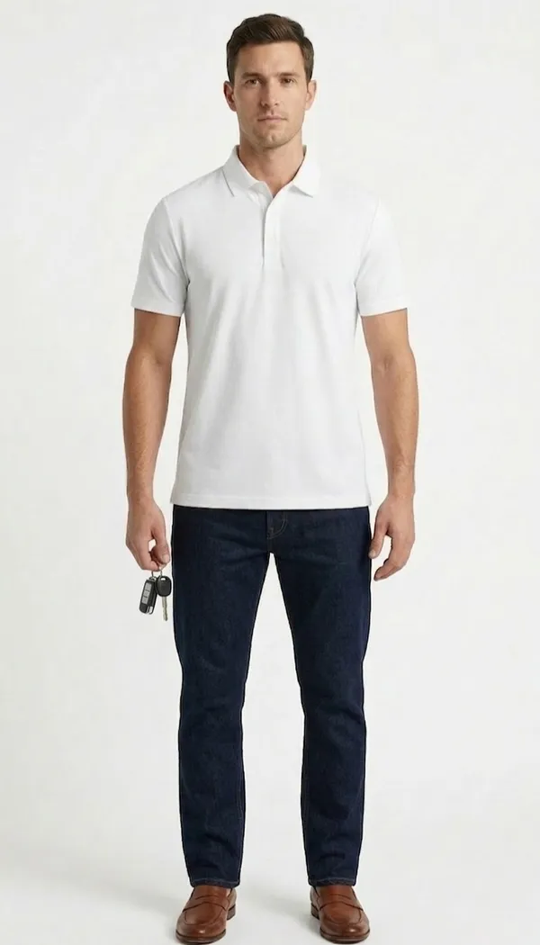Imported_White_Wrinkle_Free_Soft-Cool-Touch_Polo_T-Shirt_For_Men