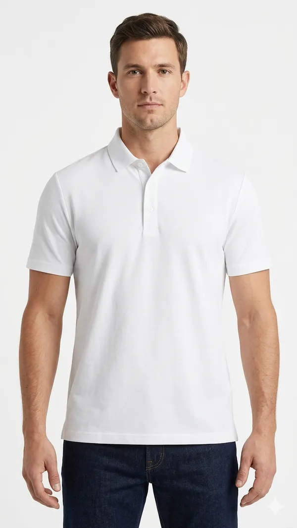 Imported_White_Wrinkle_Free_Soft-Cool-Touch_Polo_T-Shirt_For_Men