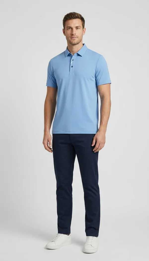 Imported_Sky_Blue_Wrinkle_Free_Soft-Cool-Touch_Polo_T-Shirt_For_Men