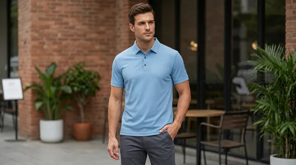 Imported_Sky_Blue_Wrinkle_Free_Soft-Cool-Touch_Polo_T-Shirt_For_Men
